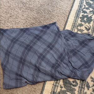 Elegant Gray Plaid Women's Skirt